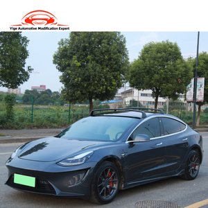 Barre transversale de toit en alliage d'aluminium pour <span class=keywords><strong>Tesla</strong></span> Model 3/Y 2019-2026, haute capacité 100 kg+, compatible avec le support de vélo - Product Image 4