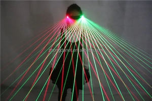 Verde Rojo Azul Láser Gafas LED Lazer Light Dancing Stage Show DJ Club <span class=keywords><strong>Party</strong></span> Laser Man Show Guantes - Product Image 2