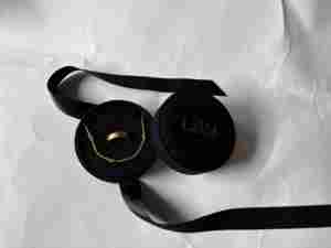 ASIDA personnalisé ECO daim collier bague bijoux bijoux boîte d'emballage cadeau avec ruban - Product Image 3