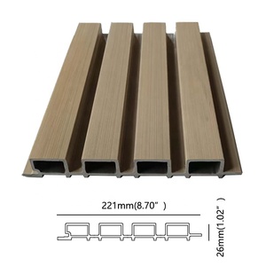 Rivestimento per Pareti Esterne Impermeabile, Pannelli <span class=keywords><strong>in</strong></span> <span class=keywords><strong>Legno</strong></span> Composito WPC per <span class=keywords><strong>Soffitti</strong></span>, Grondaie e Cornici per Tetti - Product Image 2