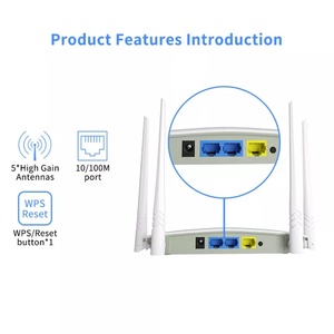 Routeur client sans fil intelligent à gain élevé LB-LINK BL-WR450H 300 Mbps avec contrôle par application - Product Image 3