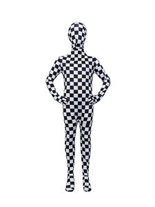 Mono de Mosaico Moderno con Estampado de Cuadrícula para Adultos, Mujer/Hombre, Cobertura Completa, Divertido <span class=keywords><strong>Disfraz</strong></span> de Cosplay, Traje con Patrón de Mosaico Zentai - Product Image 5