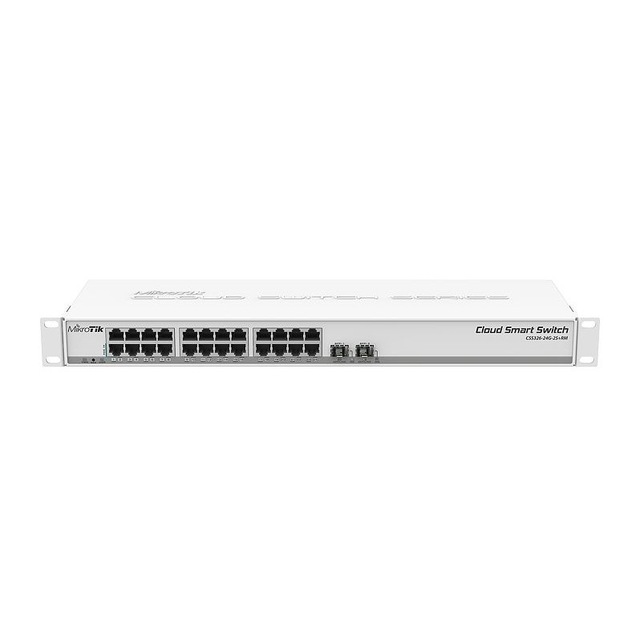 Original Mikrotik CSS326-24G-2S+RM Cloud Smart Switch 24 Port Gigabit Ethernet with 2 SFP+ Ports