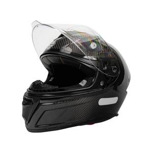 <span class=keywords><strong>Casco</strong></span> de Motocicleta Personalizado, Impermeable, Deportivo, de Seguridad, Protector, de Fibra de Carbono, con Visera Única, Integral - Product Image 5