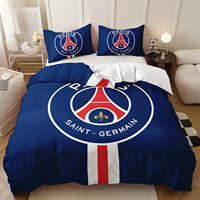 Parure de lit Club de Football, Ensemble de literie imprimé 3D, Housse de couette King Size, Housse de couette simple ou double, SANS draps, Textile de maison