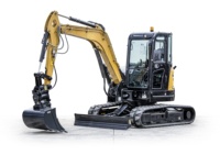 Mini-excavatrice compacte SY50U pour travaux en espace restreint