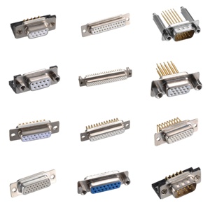 Denentech d-תת 13w6 זווית ישרה נשית זווית D-תת מחברים בעלי כוח גבוה מצופה זהב מיקרו-תקן D-תת מחברים עבור pcb - Product Image 6