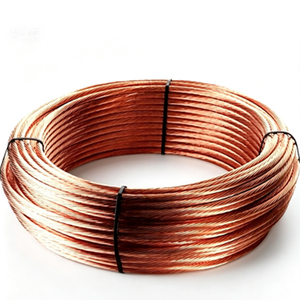 Cable flexible de cobre desnudo de alta resistencia y gran flexibilidad para conexión a tierra contra rayos de alta tensión, - Product Image 1