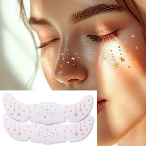Pegatinas <span class=keywords><strong>de</strong></span> Tatuajes Temporales para <span class=keywords><strong>Cara</strong></span> y Cuerpo, con Purpurina, Impermeables, No Tóxicas, Ecológicas, Personalizables, Estilo <span class=keywords><strong>Indio</strong></span> Sexy para Mujeres - Product Image 6