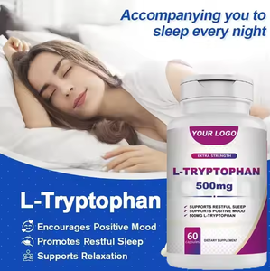 Capsule de soutien du sommeil Ausreson OEM tryptophane 5-HTP supplément d'acides aminés capsules de L-tryptophane - Product Image 2