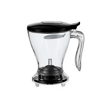 Cafetière à filtre incassable de 500 ml avec filtre détachable, distributeur automatique de café pour la maison et le café