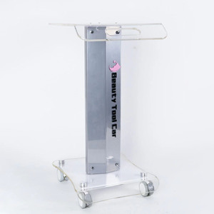 Multifunctional Metal Mobile Desktop Beauty Station Cart With Locking Wheels For Facial And <b>Makeup</b> Treatments - Product Image 4
