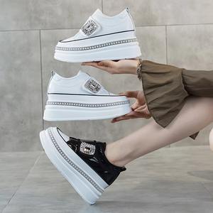 Zapatillas de Plataforma Gruesa Impermeables con Soporte de Arco para Caminar, Estilo Diseñador, que Aumentan la Altura - Product Image 5