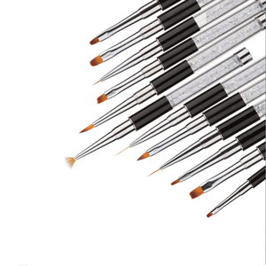 Pinceau linéaire OEM pour nail art, stylo de peinture à ongles personnalisé pour Noël, pinceau de gommage graffiti, pinceau à ongles en nylon pour salon de manucure - Product Image 4