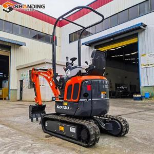จัดส่งฟรี รถขุดขนาดเล็ก SHANDING 1.2 ตัน รุ่น SD12E เครื่องยนต์ Kubota EPA พร้อมห้องโดยสาร รถขุดขนาดจิ๋วสำหรับขาย - Product Image 2