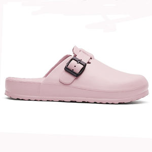 Chaussures de cuisine imperméables en daim, chaussures de sécurité pour chef, chaussures de travail en cuir PU avec coussin, chaussures plates pour infirmières, femmes, confort - Product Image 5