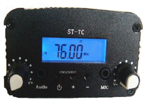 ST-7C 7 Watt FM Transmitter thiết bị âm thanh cho tầm xa 1km FM phát sóng được sử dụng cho đài phát thanh và truyền hình - Product Image 5