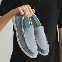 Chaussures décontractées en cuir PU grande taille, style classique, à enfiler, pour homme, collection 2025 – Idéales pour un style de vie décontracté