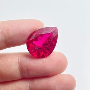 Cadermay Cultivated Ruby Pear Cut Loose Stone Solitaire Pendant Everyday Wear Spring 2024 - Product Image 2