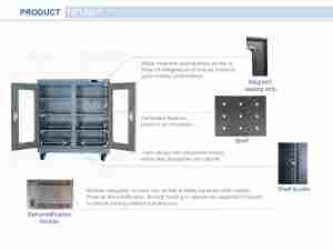 ארון יבש יעילות גבוהה-אחסון עמיד לחות חיוני עבור אלקטרוניקה/מוליכים למחצה/מוצרי אנרגיה חדשים - Product Image 4
