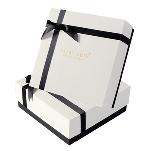 Подарочная коробка класса люкс из жесткого белого картона с индивидуальным логотипом, состоящая из двух частей (крышка и основание), большая упаковка для одежды (пижам) - Product Image 3