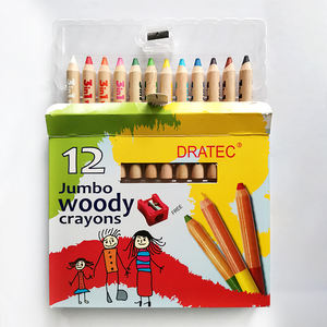 <span class=keywords><strong>Crayons</strong></span> de cire de qualité supérieure Dratec 12 couleurs set <span class=keywords><strong>crayons</strong></span> de couleur pour enfants dessin facile - Product Image 2