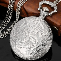 Collier pendentif en résine Art Starry Night, phase du soleil et de la lune, montre de poche steampunk Full Hunter avec chaîne