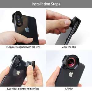 Dropshipping 2 in1 키트 범용 클립 스마트 폰 카메라 렌즈 광각 매크로 렌즈 아이폰 화웨이 Xiaomi 전화 - Product Image 3