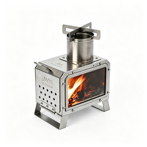 Poêle Fangcun pour le camping en plein air, poêle à bois pour tente, poêle à eau bouillante, foyer pliable, poêle chauffante - Product Image 2