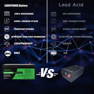 Batteries rechargeables à décharge profonde de qualité supérieure 12V 100Ah 200Ah Batterie solaire au lithium-ion - Product Image 6