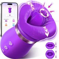 AIERSHA 360-Grad-Rotations-Leckzunge Klitoris-Saugmund Vibrator Weibliches Paar-Sexspielzeug
