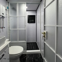 Casas Modernas Prefabricadas Resistentes al Fuego, Expandibles, con Doble Ala Plegable, Apartamento Móvil, Casa Contenedor Expandible con Terraza