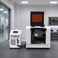 Machine de découpe laser à fibre refroidie par air 800W, découpeuse de bureau compacte pour la fabrication de bijoux en or, argent et laiton
