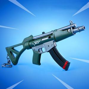 Venta al por mayor Fort's Night Game Accesorios P90 Subfusil Modelo Juguetes para niños <span class=keywords><strong>Armas</strong></span> de aleación de zinc Llavero Colgante de calidad - Product Image 1