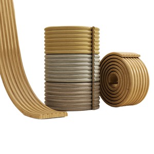 Plinthe murale autocollante en imitation bois massif Résonance 8 mm, étanche, pour bricolage domestique - Product Image 1