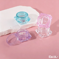 Vente en gros de mini pots ronds vides de 5 g, multicolores, pour poudre/fard à paupières/recharge, emballage cosmétique