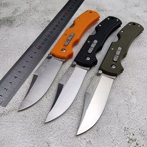 Cuchillo de Bolsillo para Exteriores CS DOUBLE SAFE 23JC, Hoja 8Cr13Mov, 57-60HRC, Herramienta Plegable para Camping y Caza, Mango de Fibra de Vidrio y Nylon OEM - Product Image 6