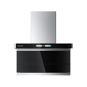 Hotte aspirante intelligente en gros de Chine avec éclairage LED, en verre, murale, pour cuisine, cheminée d'extraction pour maisons et hôtels - Product Image 1