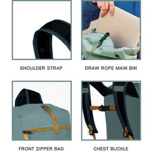 Sac à dos de randonnée pour le camping, les voyages, les sports de plein air, sac à dos urbain portable léger de 15 litres pour hommes - Product Image 4