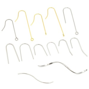 Stainless Steel U-Shaped Ear <b>Hooks</b> For <b>Earring</b> Making DIY Jewelry Accessories Gold And Silver Color 304 316 Grade Smooth Finish - Product Image 1
