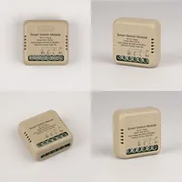 Interrupteur intelligent Wifi Tuya pour la maison, commande à distance via l'application Tuya avec fonction de minuterie, contrôle simple et double, style américain