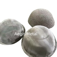 Mousse métallique poreuse en aluminium en forme de bol pour la décoration de toit