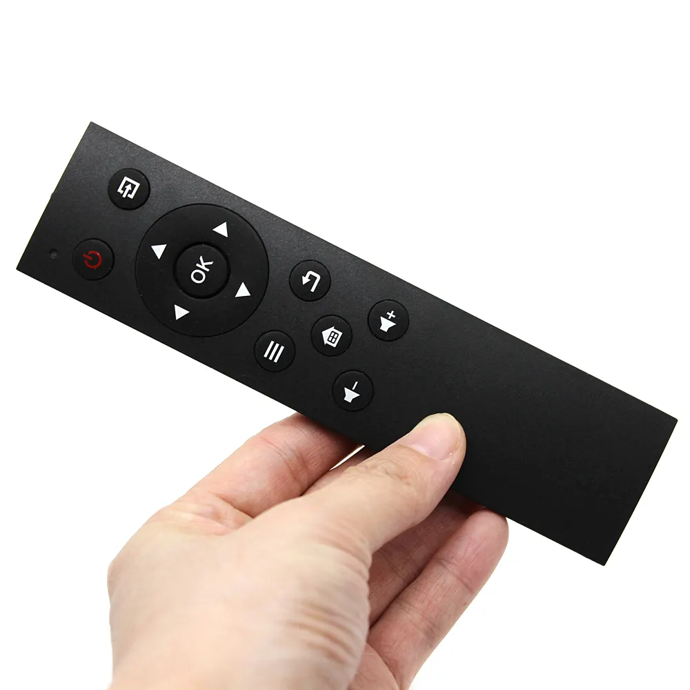 12 touches noir IR RF 2.4G télécommande pour TV/magnétoscope/SAT/ CBL /DVD/ VCD prise en charge personnaliser