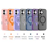 Étui de téléphone magnétique antichute au design épuré et finition mate pour iPhone 17 Pro Max 16 Pro 15 14 13
