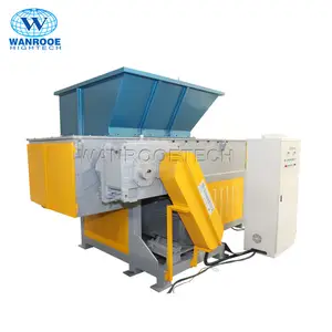 Trituradora de papel de desecho, máquina trituradora de cartón de plástico, 100-1500 kg/h
