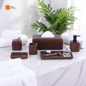 Boîte à mouchoirs en bois d'ébène classique, écologique et luxueuse, design rectangulaire, base magnétique, pour hôtel, maison, salle <span class=keywords><strong>de</strong></span> bain, décorative - Product Image 4