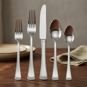 Cuillère de service dorée 16 pouces en laiton, design classique, manche long, revêtement PTFE, poignée en acier inoxydable, durable, style poli, modèle 1 - Product Image 2