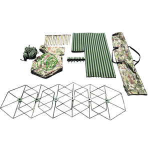 Poteau de support <span class=keywords><strong>camouflage</strong></span> à assemblage rapide sans vis, avec <span class=keywords><strong>filet</strong></span> d'ombrage <span class=keywords><strong>camouflage</strong></span> respirant assorti, personnalisable pour le camping et la chasse - Product Image 4