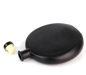 Chai Rượu <span class=keywords><strong>Vodka</strong></span> Tinh Thần Hữu Cơ Siêu Nguyên Chất Màu Đen Tùy Chỉnh Logo Cao Cấp Mờ 250Ml 500Ml Chai Thủy Tinh Dầu Ô Liu Có Nút Chai - Product Image 3