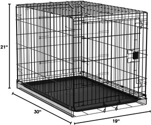 2023 New Selling Luxury Heavy Duty Iron Frame Collapsible Dog Cat Rabbit Puppy Folding <b>Crate</b> Push-Up Closure Sustainable Box - Product Image 4